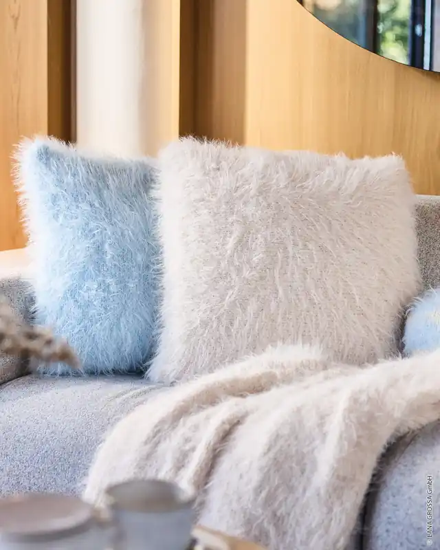 Zwei Kissenhüllen Glatt Rechts aus Basta/Basta Mista Limited Edition