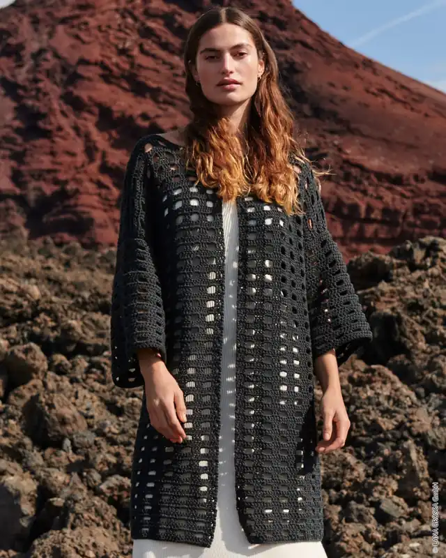 Bestseller Häkelkimono aus The Tube Fine