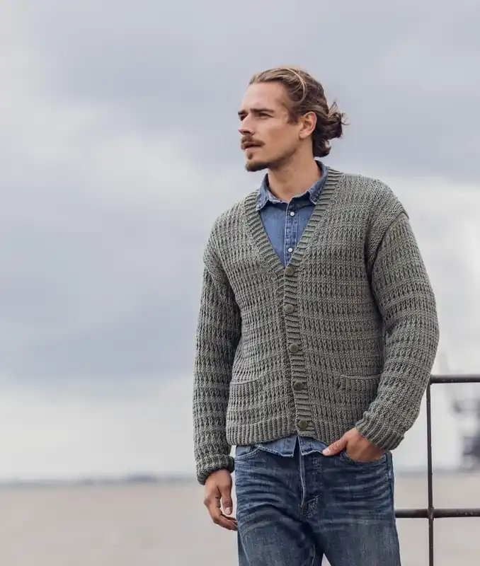 Herrencardigan aus Bingo Kracherpreis