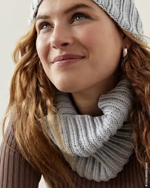 Neu Loop Im Rippenmuster aus Puro Vegano