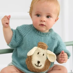 Ausverkauf Pullover Mit Schäfchen aus Ecopuno