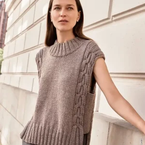 Slipover Mit Breitem Zopf aus New Classic Ausverkauf