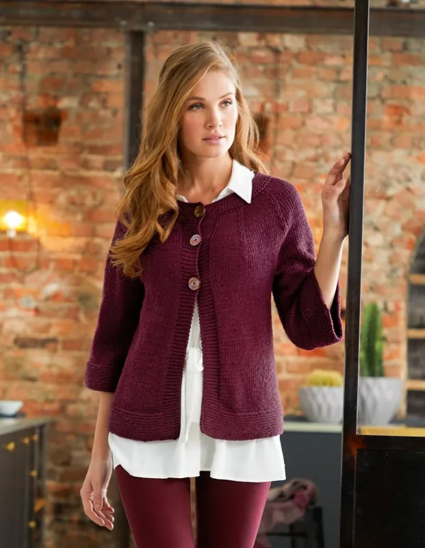 Exklusiv Kurze Jacke aus Bingo mèlange (We Care)