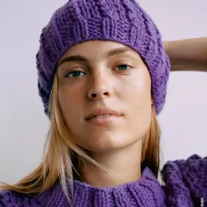 Sonderangebot Mütze Mit Strukturmuster aus Woohoo