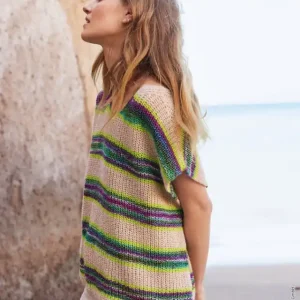 Shirt Mit Streifen aus Ecopuno & Gianna Kostenloser Versand