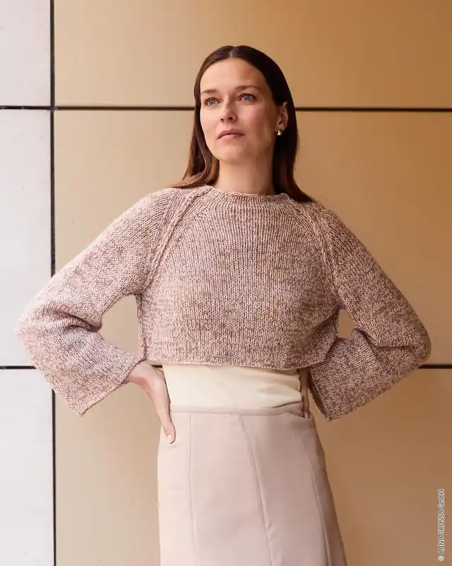 Heute Kaufen Raglanpullover aus Ecopuno