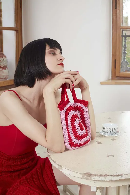 Crocheted bag Red Velvet Cake aus WOOLADDICTS Sunshine Nur Heute