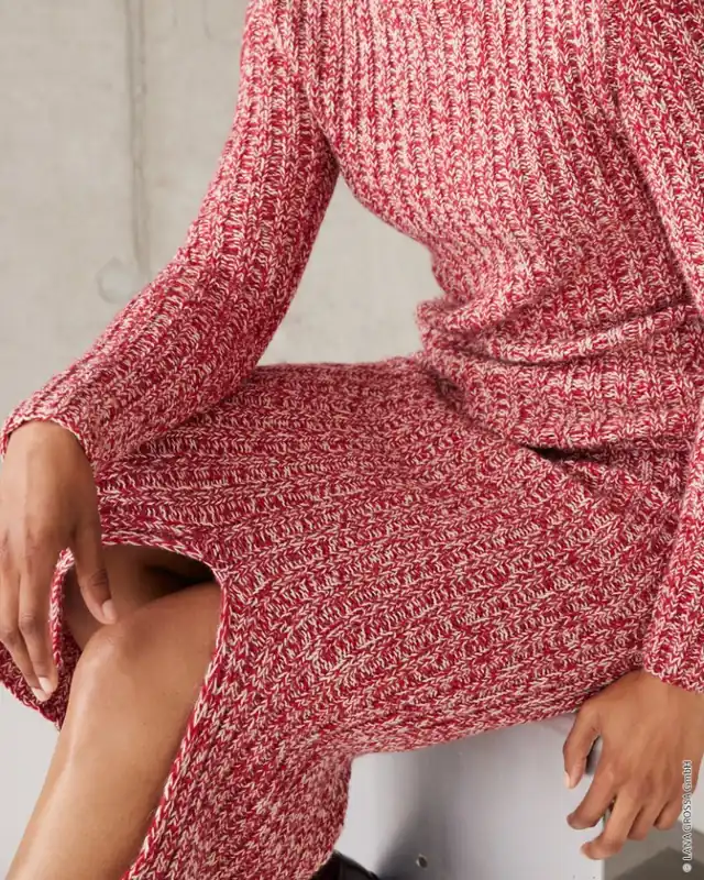 Sale Turtleneck-Pullover aus Ecopuno