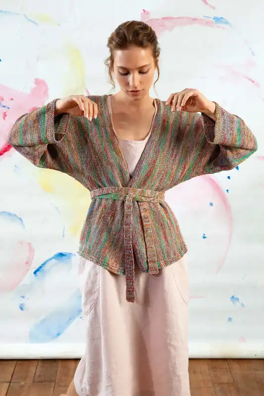 Heißes Angebot Jacke mit Gürtel aus Karma