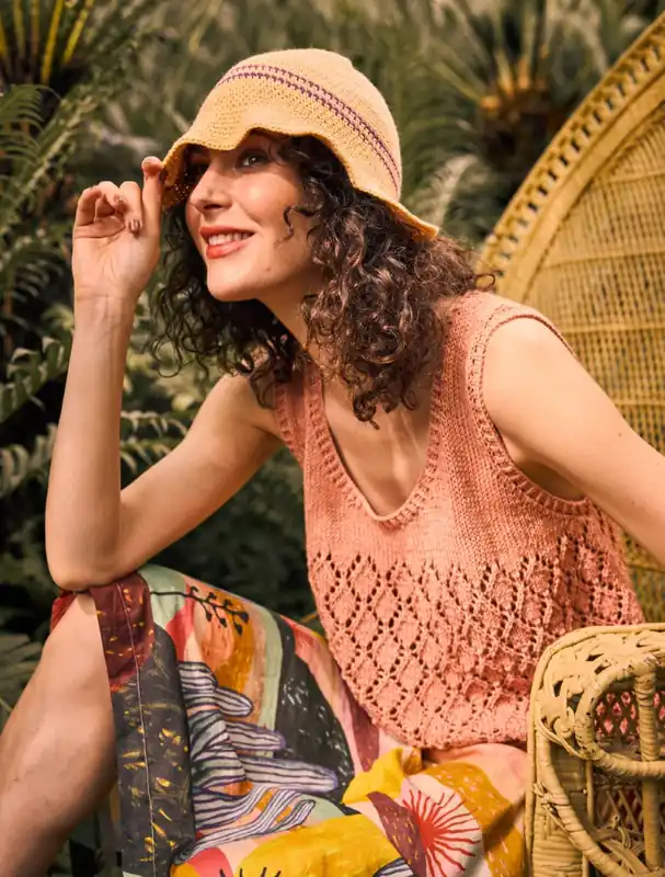 Top mit Rauten aus Brigitte No. 4 Mega-Angebot