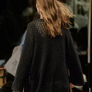 Markenware Lochmuster-Twinset-Top aus Dodici