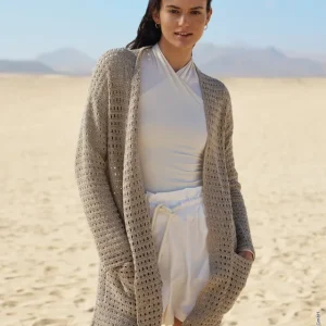 Cardigan Im Stäbchenlochmuster aus Linissimo Top-Seller