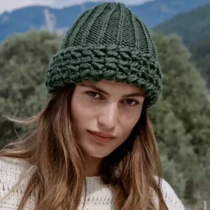 Mütze Mit Häkelumschlag aus Brigitte No. 5 Garantierte Lieferung