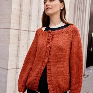 Original Jacke Mit Knopfverschluss aus Brigitte No. 5