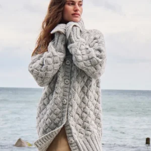 Jacke Im Flechtmuster aus Spuma Super-Preis