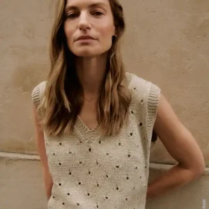 Heißes Angebot Pullunder Mit Lochmuster aus Dodici