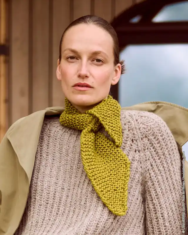 Kleiner Schal aus Brigitte No. 5 Aktuell