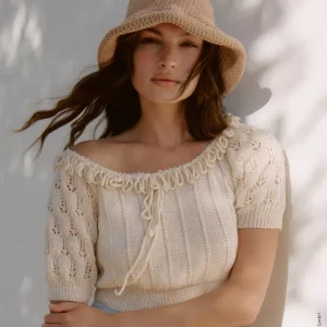 Markenware Raglanpulli Mit Kordelzug aus Cotton Wool