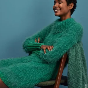 Gratis Versand Kleid Glatt Rechts aus Basta & Cool Merino Big