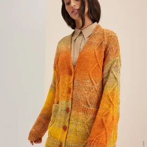 Jacke Mit Zopf aus Gomitolo Fusione Angebot