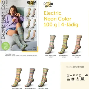 REGIA 4-fach Electric Neon Color Versand Am Gleichen Tag