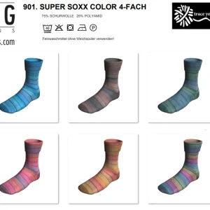 Super Soxx 100g 4-fädig Cocktail Heute Kaufen