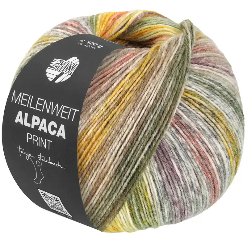 MEILENWEIT 100g Alpaca Print Abverkauf