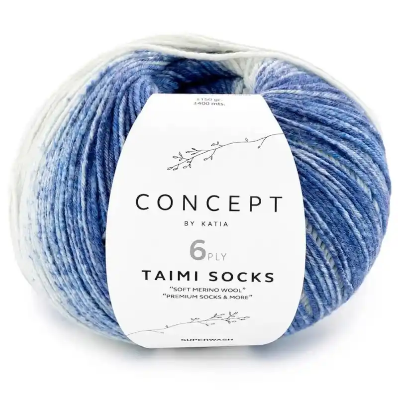 Exklusiv Katia Concept Taimi Socks 6-fach