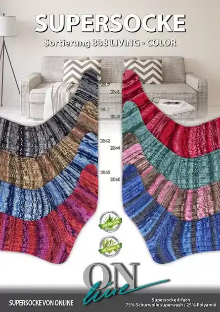 ONline Supersocke Sort. 338 Living Color mit Aloe Vera und Jojobaöl 100g Jetzt Zugreifen