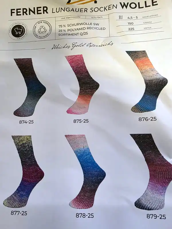 Preiswert Ferner Wolle Lungauer Sockenwolle 8-fach Merino