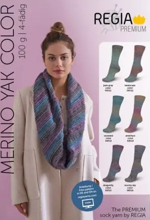 Bestpreis REGIA Premium Merino Yak Color 4-fach