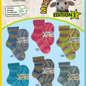 Super-Preis OPAL 4-fach 100g feine Merinowolle - Edition 2