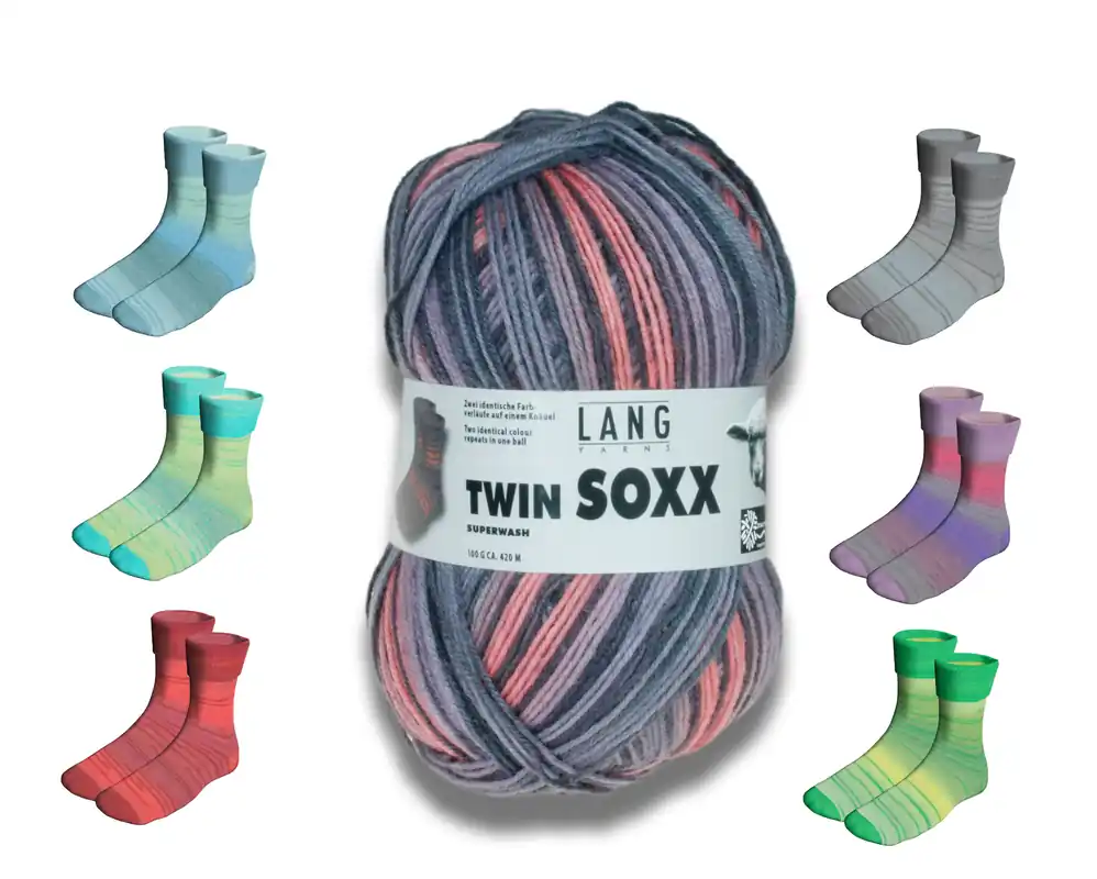 Twin Soxx 100g 4-fädig 909.0213-218 Top-Qualität