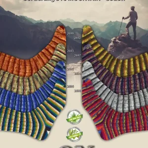 ONline Supersocke Sort. 316 Mountain-Color 100g mit Aloe Vera und Jojobaöl Gratis Versand