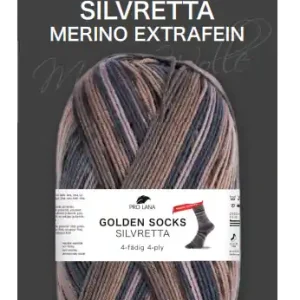 Echt Pro Lana Golden Socks 4-fach MERINO Silvretta