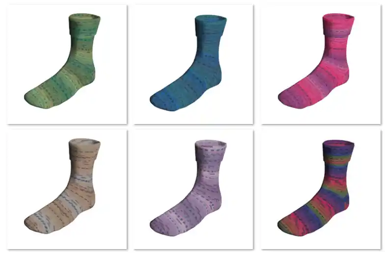 Super Soxx 100g 4-fädig Jacquard Soxx Mengenrabatt