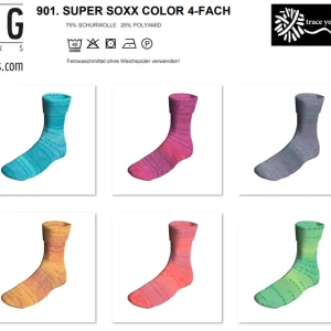 Must-Have Super Soxx 100g 4-fädig Space Color