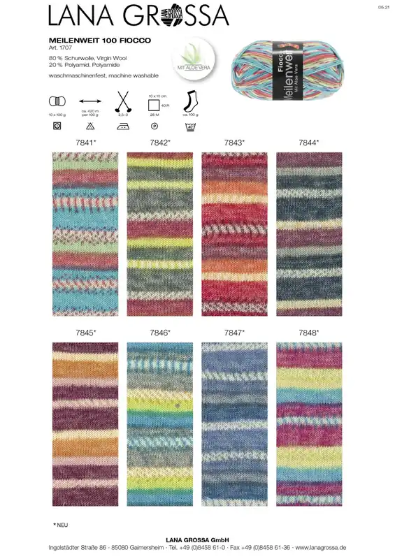 Mengenrabatt MEILENWEIT 100g Fiocco