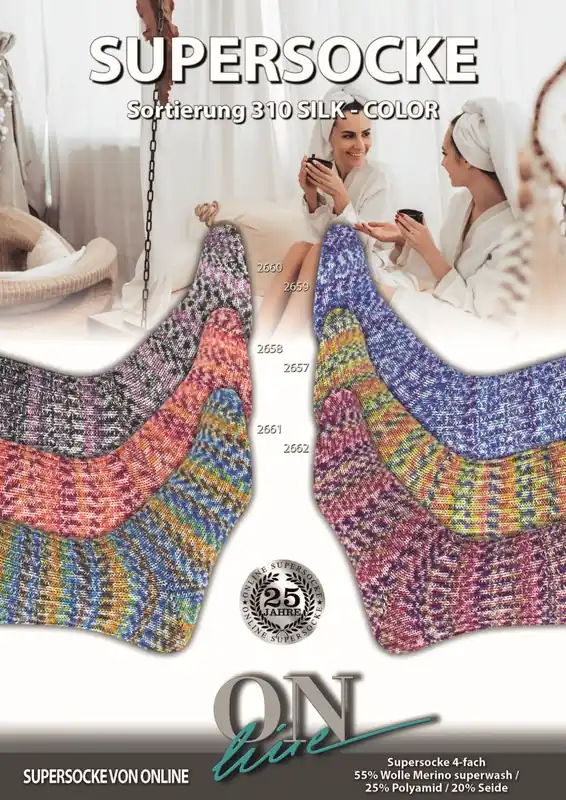 ONline Supersocke Sort. 310 Silk-Color 100g Günstig
