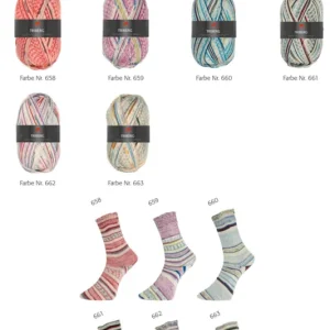 Top-Seller Sortiment - 6x Pro Lana Golden Socks 4-fach Triberg