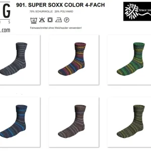 Super Soxx 100g 4-fädig Chemical Elements Premium