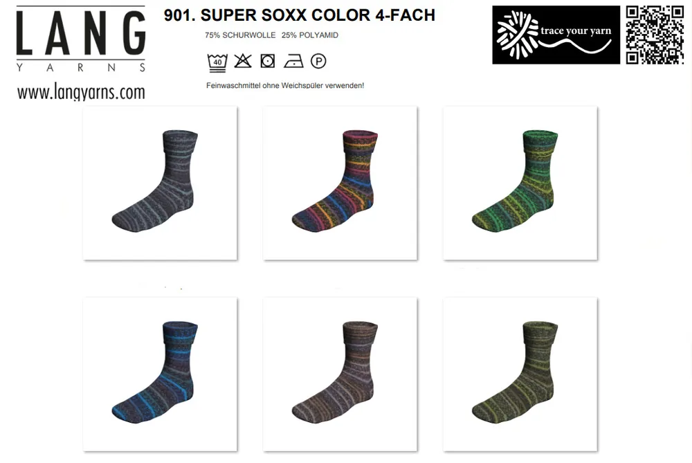 Super Soxx 100g 4-fädig Chemical Elements Premium