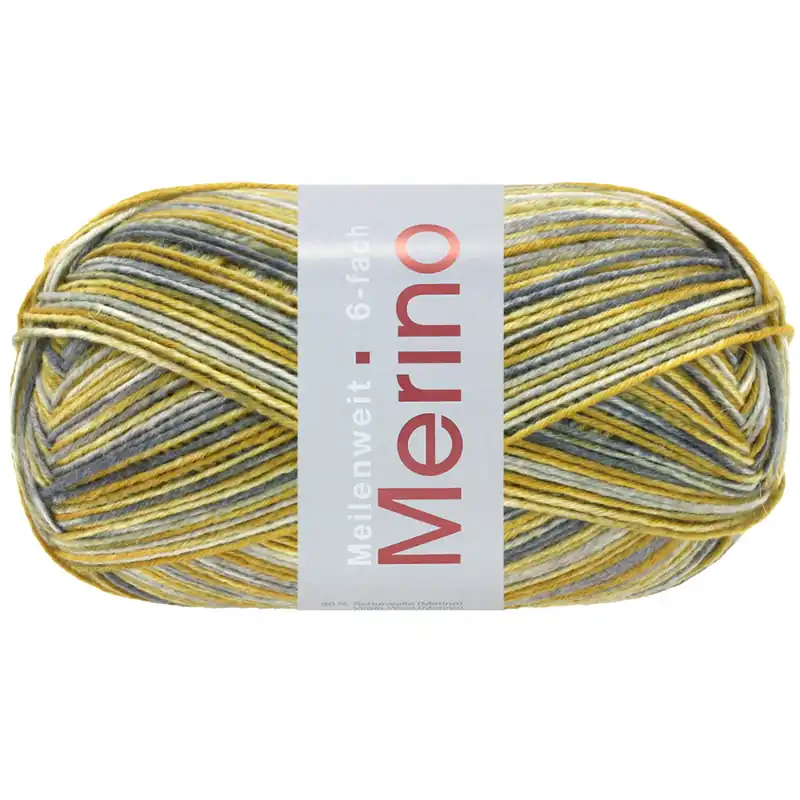 Schnäppchen MEILENWEIT 6-fach 150g Merino Print