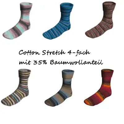Super Soxx Cotton Stretch 4-ply Knallerangebot