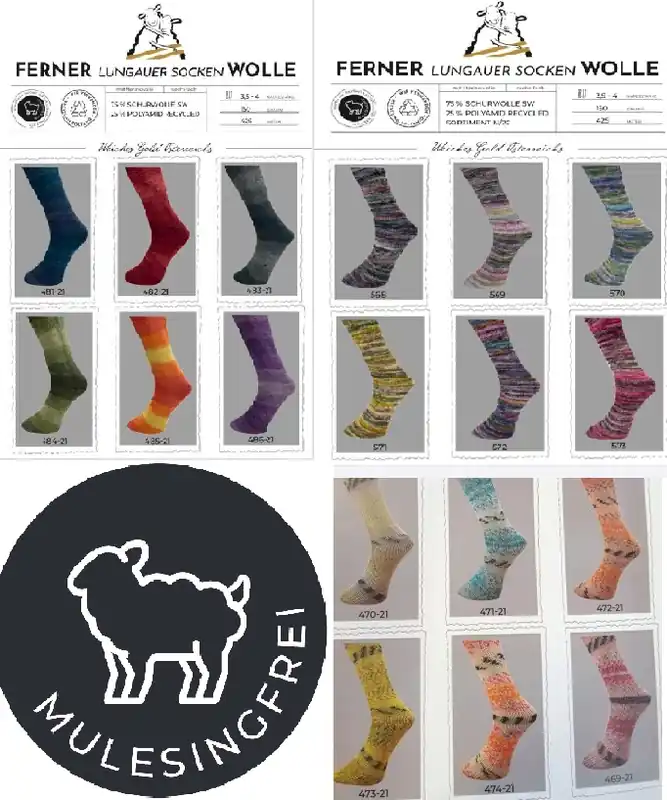 Ferner Wolle Lungauer Sockenwolle 6-fach Merino Sale