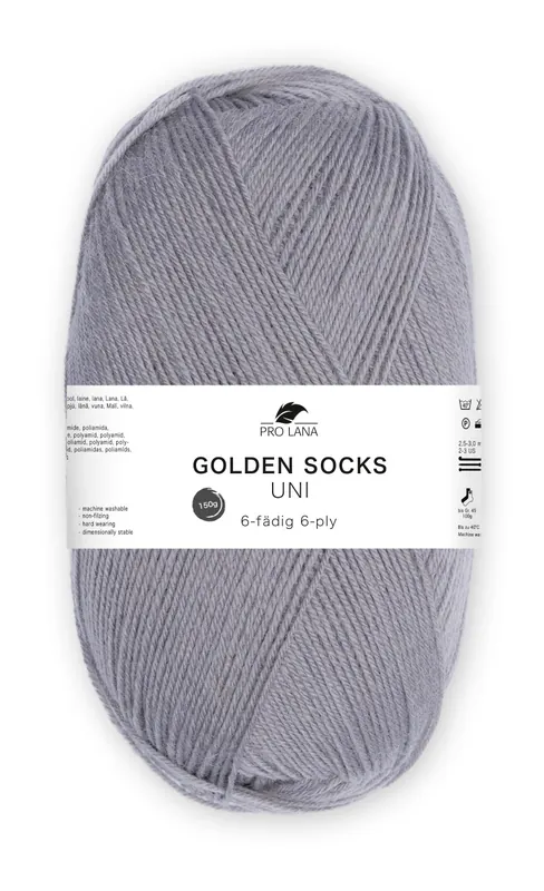 Im Trend Pro Lana Golden Socks 6-fach Uni