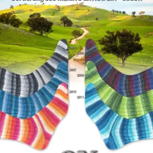 Billig ONline Supersocke Sort. 333 Merino Extra Fine Color 100g