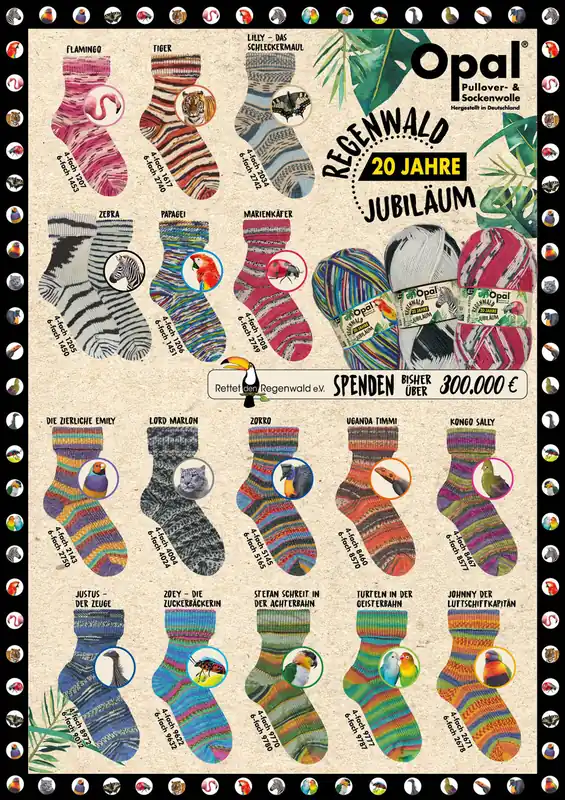 OPAL 4-fach 100g Regenwald 20 Jahre Jubiläum Ab Werk