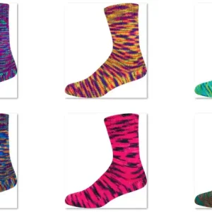 ONline Supersocke Sort. 345 Merino Extrafein Color 100g Preisreduziert