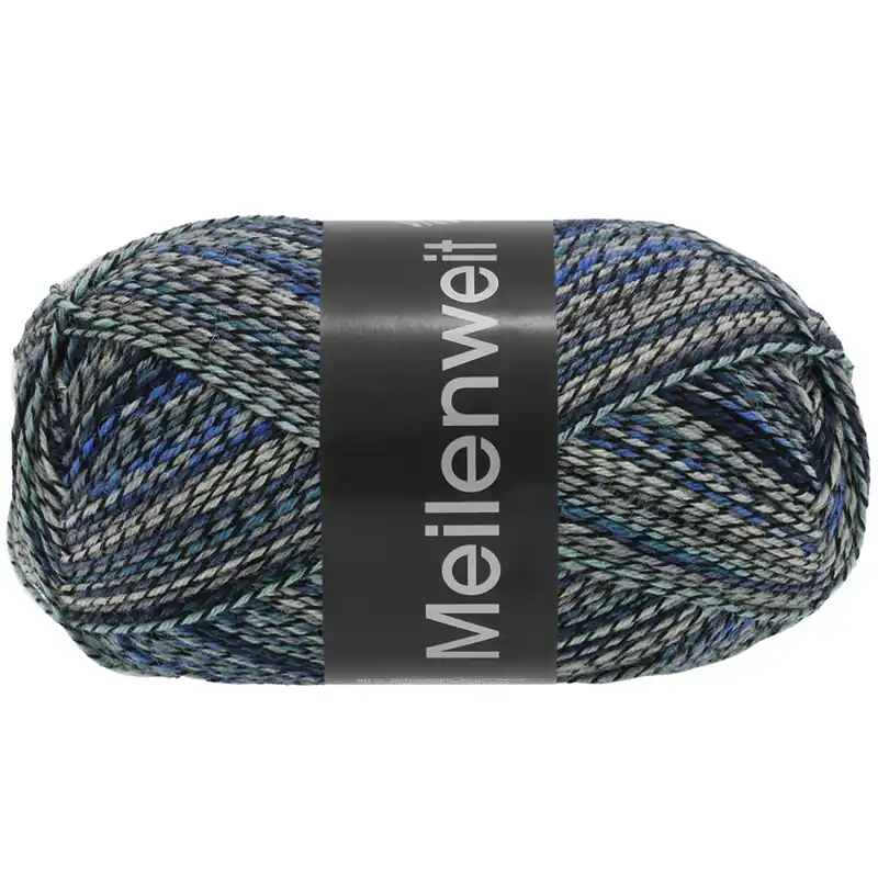 Bestseller MEILENWEIT 100g Denim Mix Black Blue